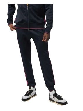 Psycho Bunny Men’s Doyers Track Pants Navy Blue Colour Block Size Small